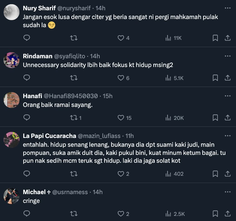 ramai rakan artis